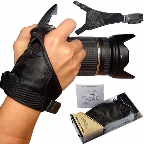 Genuine Leather Camera Strap Hand Grip Wrist Strap Belt For Canon 760D 750D 700D 650D 70D 60D T6s T6i 60Da 5DsR DSLR Camera