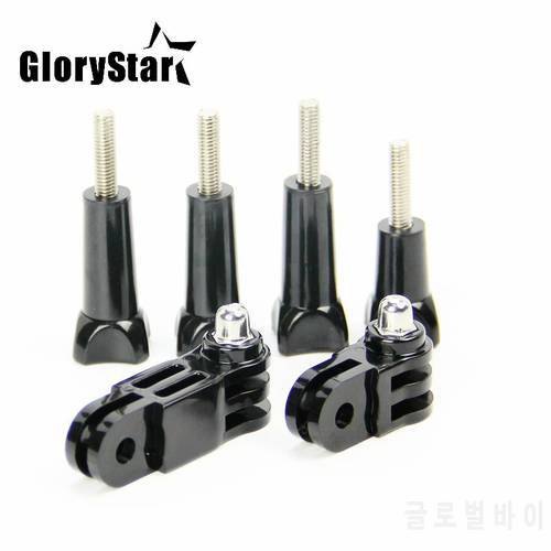 GloryStar 3-way Pivot Arm Assembly Extension + 4x thumb knob for GoPro Hero 8 7 5 4 3 2 For go pro and SJ4000 accessories Screw