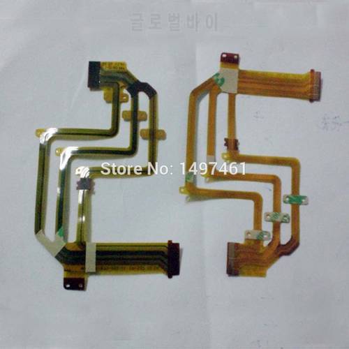 2PCS LCD hinge rotate shaft Flex Cable for Sony HDR-SR5E HDR-SR7E HDR-SR8E HDR-UX3E HDR-UX5E SR5 SR7 SR8 UX5 UX3 Video camera