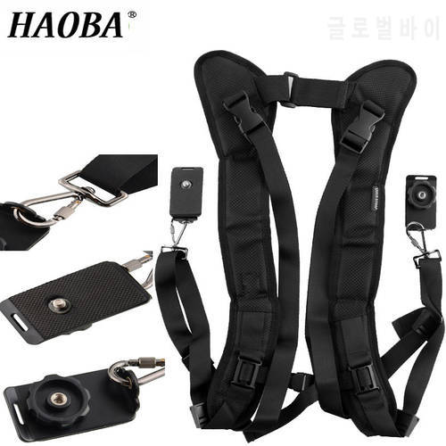 NEW Camera Strap Sports Shoulder Strap With Double Shoulder Strap Fast Loading Plate For Micro SLR For Canon Sony Cameras