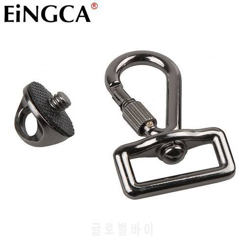 1/4 Screw Mount + Metal Hook DSLR Camera Shoulder Quick Neck Strap Connecting Adapter Accessories for Canon Nikon Sony Fujifilm