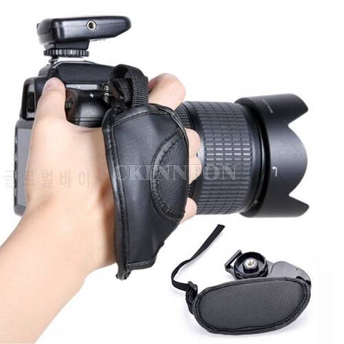 50Pcs/Lot New Selling High Quaility Camera Wrist Strap Leather Hand Grip For Canon EOS Nikon Sony Olympus SLR/DSLR