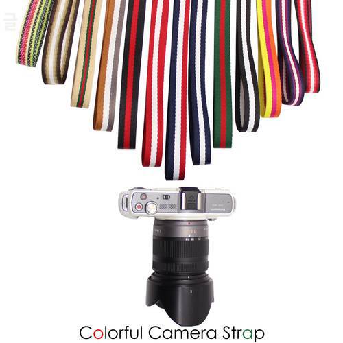 Colorful Elegant Style Photo Camera Shoulder Belt Adjustable Strap Neck Strap for Canon Nikon Pentax Panasonic Sony Fuji Pentax