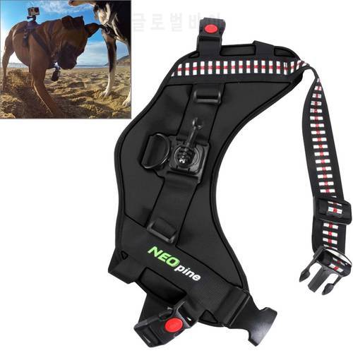 For GoPro Fetch dog Mount dog Harness Chest Strap Mount for Gopro Camera Hero 4/3+/3/SJ4000 dog chest strap Accessories