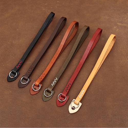 cam-in 3021-3026 Italy Cowskin Camera Wrist Strap Cowhide Leather DSLR spire lamella Hand Belt Photography Accessory 4 colors
