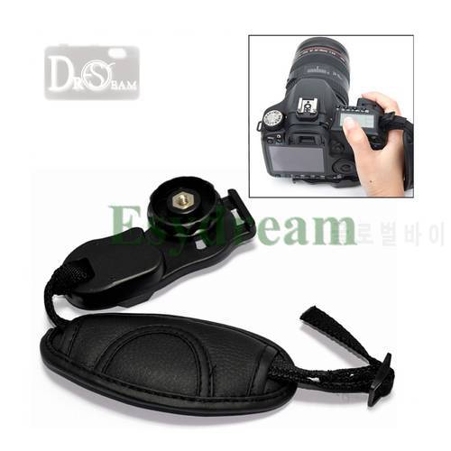 PU Faux Leather Camera Hand Strap Grip Wrist for Canon Nikon Sony Pentax DSLR SLR Like E2