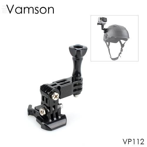 Vamson for GoPro Accesorios Three Way Adjustable Pivot Arms With Chest Belt For GoPro Hero 11 10 9 8 7 6 for Insta360 X3 VP112