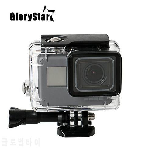 Tempered Glass Waterproof Diving 150ft Housing Protector Case Cover For Gopro Hero 6 5 Action Camera Go Pro Accessories