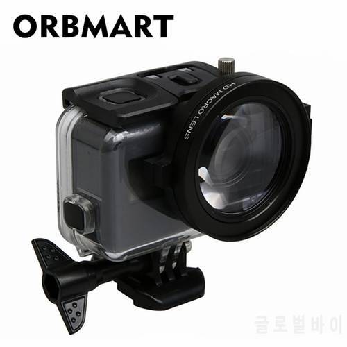 ORBMART 58mm UV Filter 16X Magnifier Macro Lens For Gopro Hero 5 6 7 Sport Action Camera Accessory