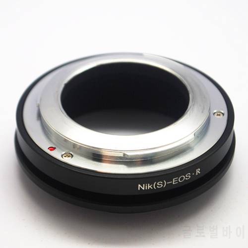 Lens Mount Adapter Ring for Rangefinder Nikon S Contax RF Lens & Canon EOS R EOSR RF Mirrorless Camera Body Adaptor