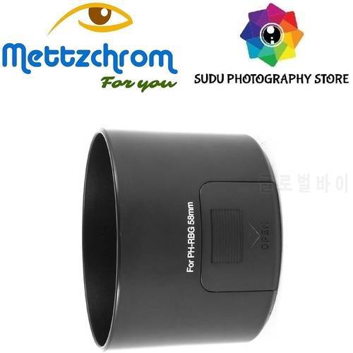 Mettzchrom PH-RBG 58mm Lens Hood For Pentax SMCP-DA 55-300mm f4-5.8 ED Lens
