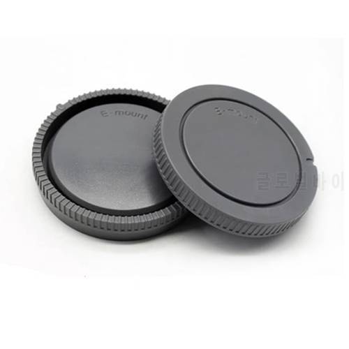 50Pairs/lot camera Body cap + Rear Lens Cap for for NEX NEX-3 E-mount