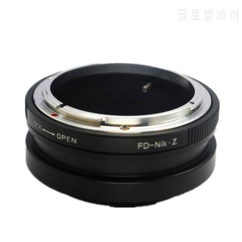 FD-Z Lens Mount Adapter Ring for Canon Old FD Lens and Nikon Z System Z7 Z6 Camera Body Adaptor FD-NZ