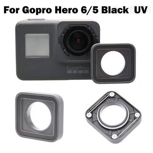 UV Lens Ring Replacement Protective Repair Glass UV lens for Gopro Hero 5/6/7 Black