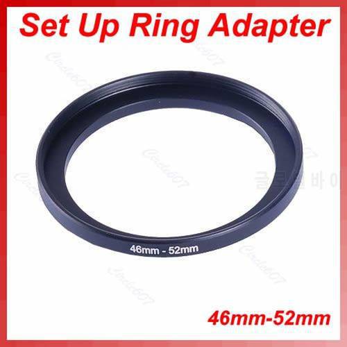 OOTDTY NEW Metal 46mm-52mm Step Up Lens Filter Ring 46-52 mm 46 to 52 Stepping Adapter