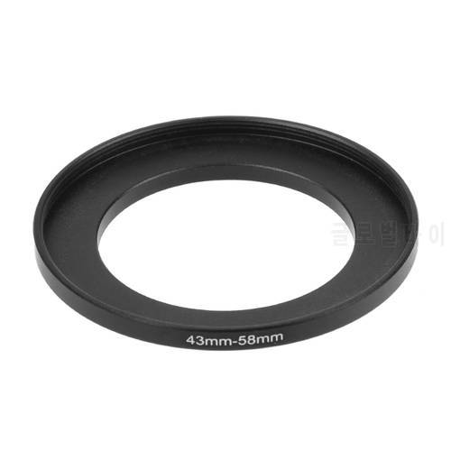 43mm To 58mm Metal Step Up Rings Lens Adapter Filter Camera Tool Accessories New