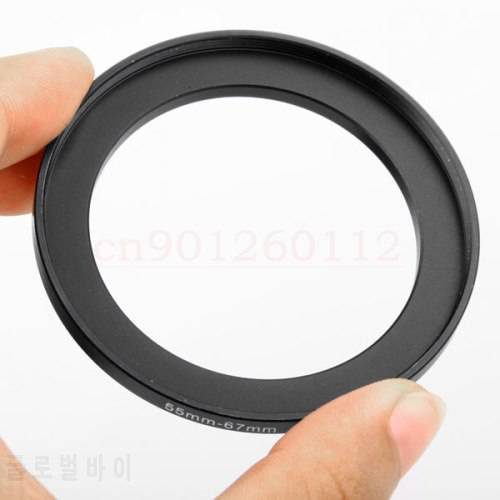 Free tracking number 55mm to 67mm 55-67 Lens Stepping Step Up Filter Ring Adapter