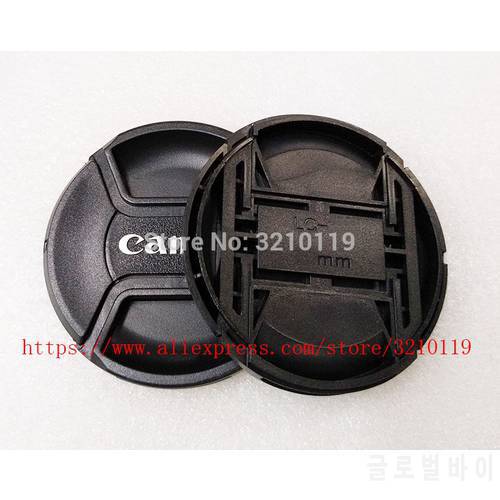 100PCS Camera Lens Cap cover 43mm 49mm 52mm 55mm 58mm 62mm 67mm 72mm 77mm 82mm LOGO For Canon with Logo (Please note size )