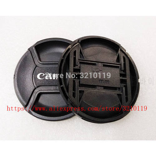 30PCS Camera Lens Cap cover 43mm 49mm 52mm 55mm 58mm 62mm 67mm 72mm 77mm 82mm LOGO For Canon with Logo (Please note size )
