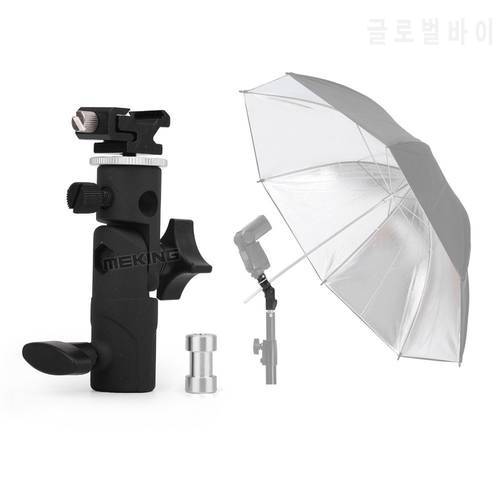 Meking Flash adapter Speedlite Umbrella holder Bracket EII E II for Light Stand Photo Studio Accessories