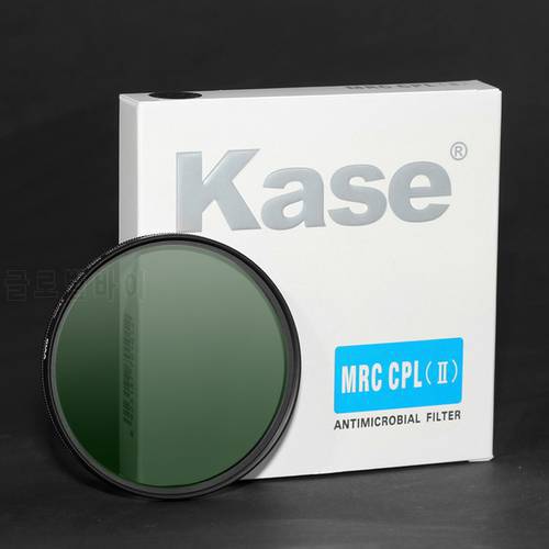 Kase 37-43/46/49/52/55/58/62/67/72/77/82/86/95/105mm MRC CPL II HD Multi-Coated Optical Glass Circular Polarizer Lens Filter