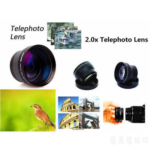 37mm 2X magnification Telephoto Lens for Olympus OMD EM10 II OM-D E-M10 / Mark II III IV 1 2 3 4with 14-42mm Lenses