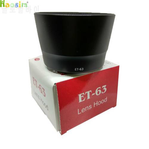 ET-63 Camera Bayonet Lens Hood for Canon EF-S 55-250mm f/4-5.6 IS STM 58mm Lens with package box