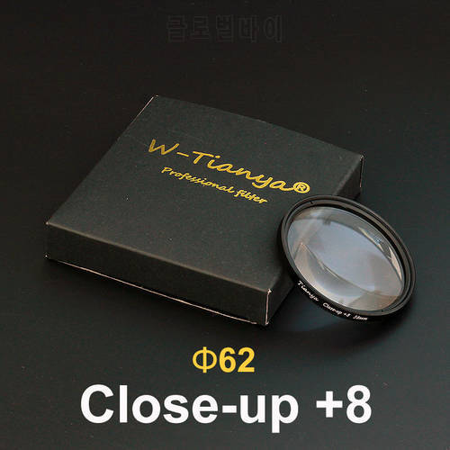 W-YIANYA 62mm Close up Macro +8 Close-Up Closeup Lens Filter for 62 mm Digital Camera Lenses