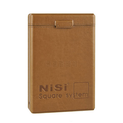 New Nisi 150mm 6 Places Filter Storage Box Photographic Filters Admission Package Portable Leather Pouch Case Box For Filters