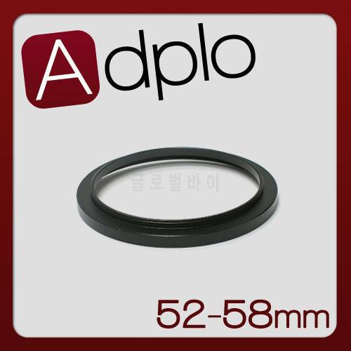 Black 52-58mm 52MM to 58MM Step Up Camera Lens Filter Ring Stepping Adapter Photographic accessories