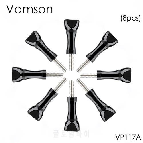 Vamson for GoPro Accessories Long Thumb Screws 8 Pcs Set For Gopro Hero 10 9 8 7 6 5 4 3+ for YI4k for SJ4000 Monopod Mount