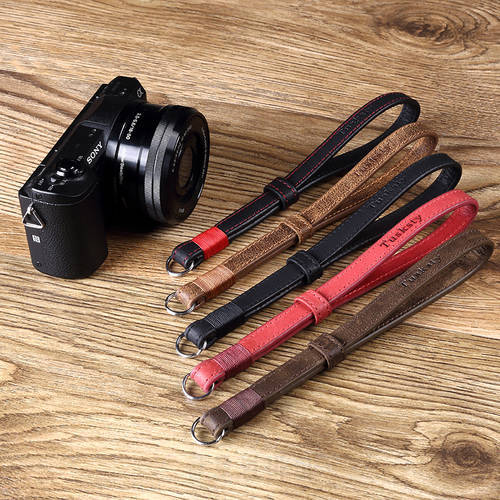 LXH Camera Genuine Leather Wrist Strap Hand Strap For Sony Fujifilm Nikon Olympus Canon Leica DSLR Camera Grip Strap