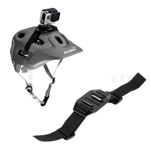Vented Adjustable Head Helmet Strap Belt Go Pro Mount Holder Adapter For Gopro OSMO xiaomi sj yi insta Sport Camera Accessories