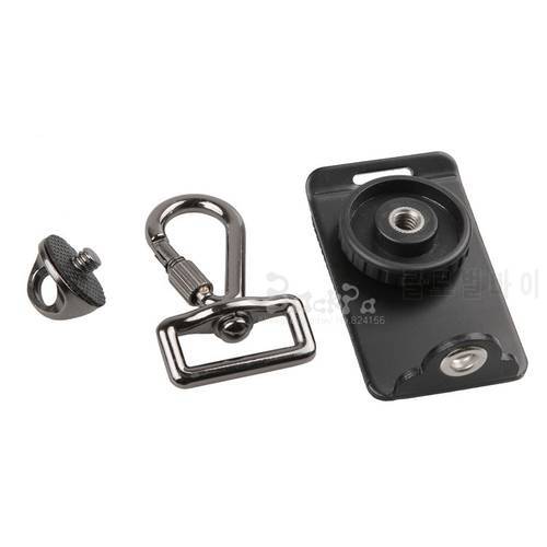 3in1 camera neck strap accessories 1/4 screw / metal connection hook / quick release plate for DSLR 60d 70d 650d 700d d5200 d90