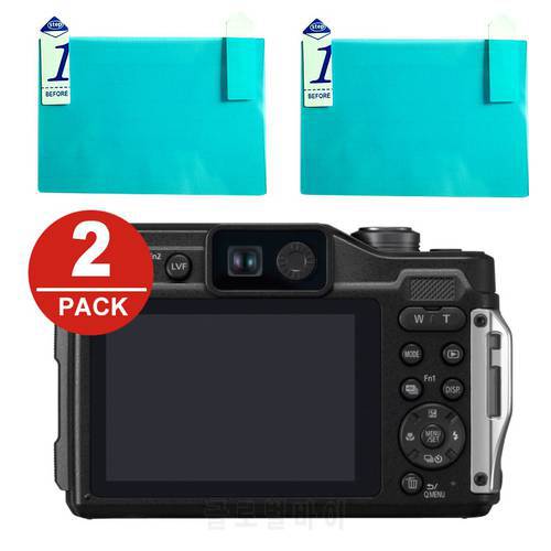 2x LCD Screen Protector Protection Film for Panasonic Lumix DC-TS7 DC-FT7 TS7 FT7 TS7K FX80 LX5 G5 GF5 GF3 GX1 FX700 GF6