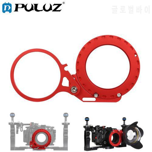 PULUZ Aluminum Alloy 67mm to 67mm Swing Wet-Lens Diopter Adapter Mount for DSLR Underwater Diving Housing