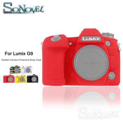 Rubber Silicone Case Body Cover Protector Frame Skin for Panasonic Lumix G9 Camera Soft