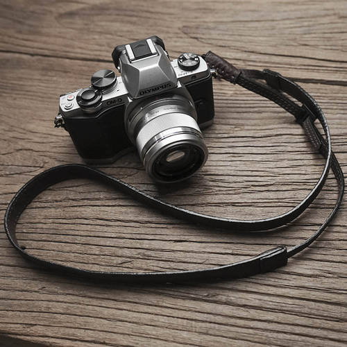 Mr.stone Handmade Genuine Leather Camera Strap Camera Shoulder Sling Belt Fine section(adjustable shoulder strap)