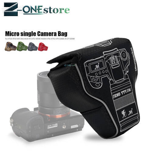 Portable Camera Bag Protective case for Sony A6500 A6300 A6100 A6000 A5100 A3500 A7S A7R3 A7R2 A7R Mirrorless System Camera