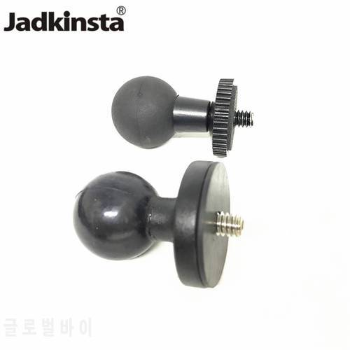 Jadkinsta Tripod Mount Adapter 1 Inch Ball Mount to 1/4 Screw Adapter for Gopro Action Camera GPS Ball Mount Holder
