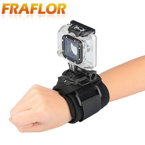360 Degree Elastic Adjustable Rotation Armlet Wrist for Hand Band Arm Shell Strap Mount For GoPro Hero 3+ 3 2 1 Session Camera