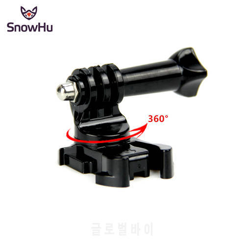 SnowHu for Gopro accessories 360 Degree Rotate J-Hook Buckle Adapter Mount for Go Pro Hero 11 10 9 8 7 6 5 for Yi EKEN GP203B
