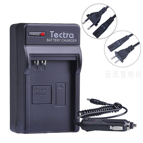 Tectra FXDC02 Battery Charger for for Drift 72-011-00 FXDC02 CFXDC02 HD Ghost Ghost-S HD720 Battery Digital Charger+Car Plug