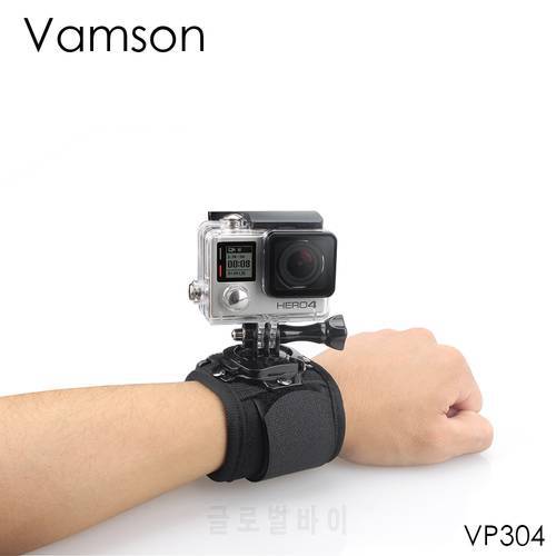 Vamson 360 Degree Rotation Hand Wrist Strap for GoPro Hero 7 5 6 4 Session for Xiaomi Yi 4K Lite for SJ4000 H9 Arm Belt VP304