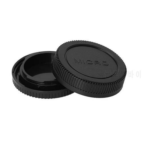 OOTDTY Camera Body Cover Rear Lens Cap Protection Dustproof Plastic Replacement for Olympus Panasonic Micro 4/3 Mount