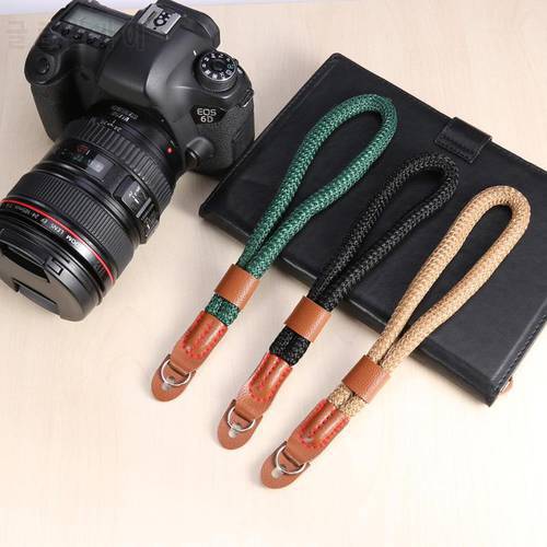 ALLOYSEED Nylon Rope Camera Strap Wrist Band Lanyard For Canon Sony Nikon Leica DSLR SLR Digital Camera Wrist Strap Wristband