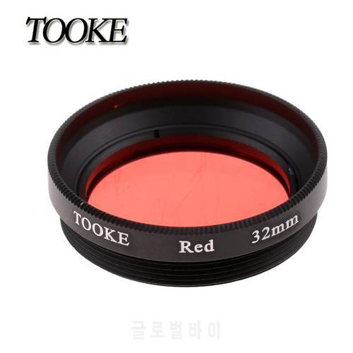 32mm Red Filter thread mount Cover for i Phone 5 4 and Galaxy Underwater Housings