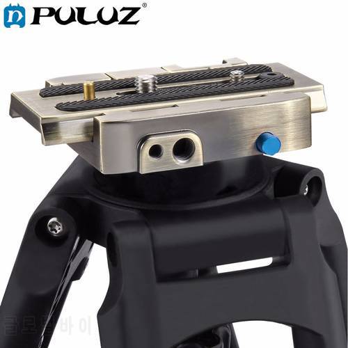PULUZ Quick Release Clamp Adapter + Quick Release Plate For DSLR SLR Cameras