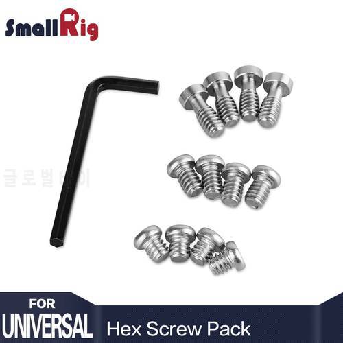 SmallRig Camera Screw Hex Screw 1/4 Inch 12pcs Pack for Camera Accessory replacement -1713