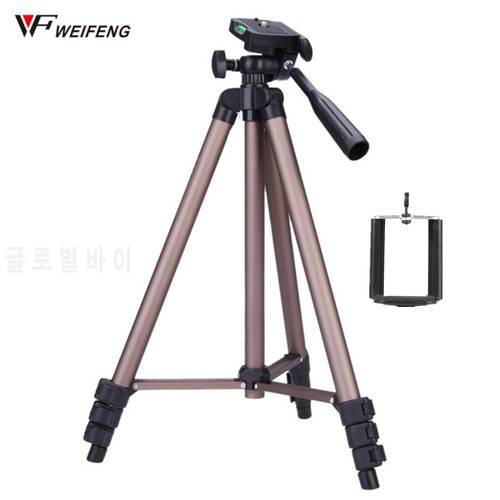 Weifeng WT3130 Camera Phone Holder Tripod Bracket Stand Mount Monopod Styling Accessories For Mobile Phone DLSR Camera